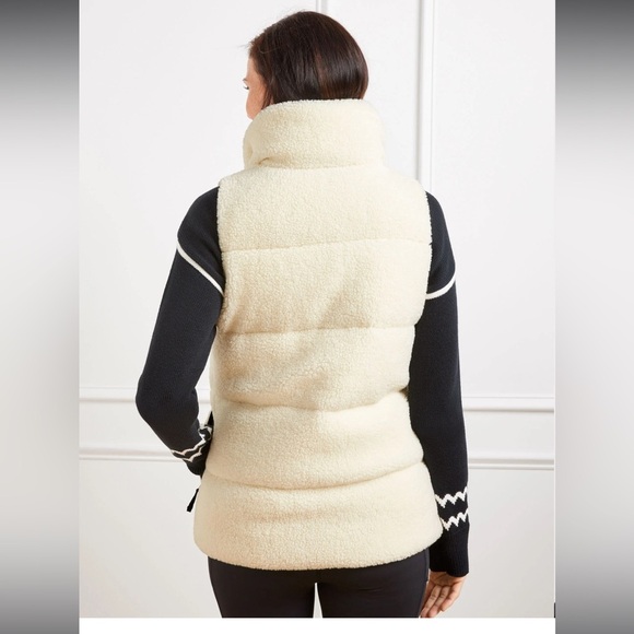 Talbots QUILTED SHERPA PUFFER VEST - Picture 4 of 8